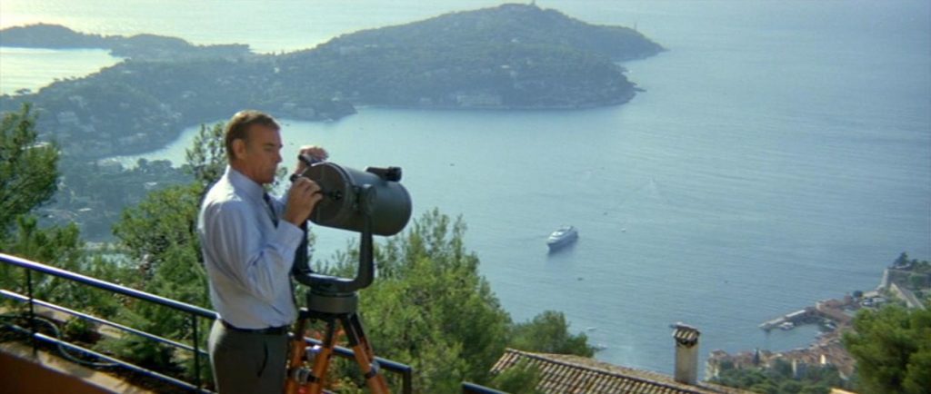 James Bond looking down to Villefranche Bay in the South of France