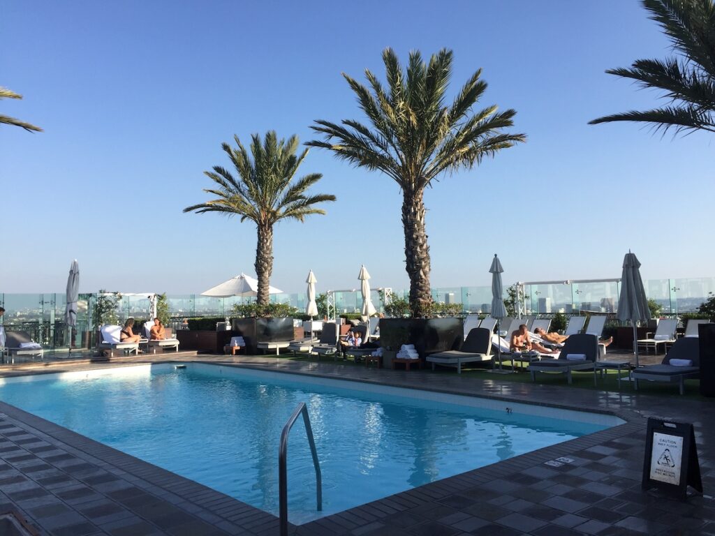 Rooftop Pool at The London Hotel West Hollywood