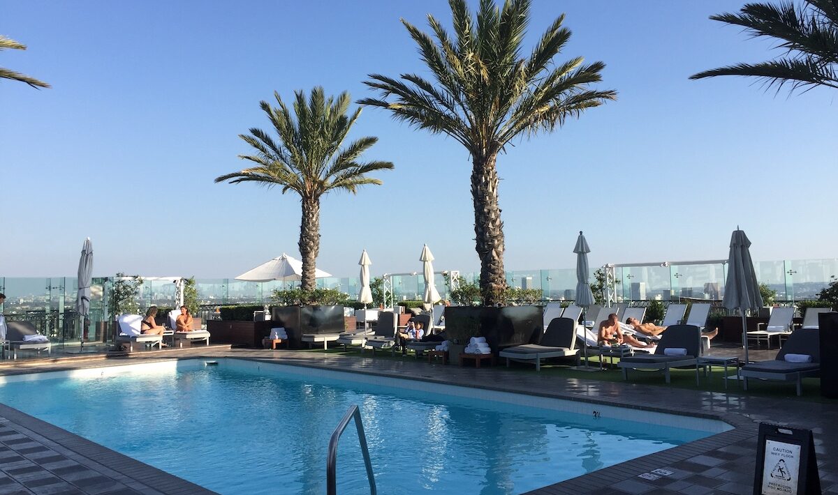 Rooftop Pool at The London Hotel West Hollywood