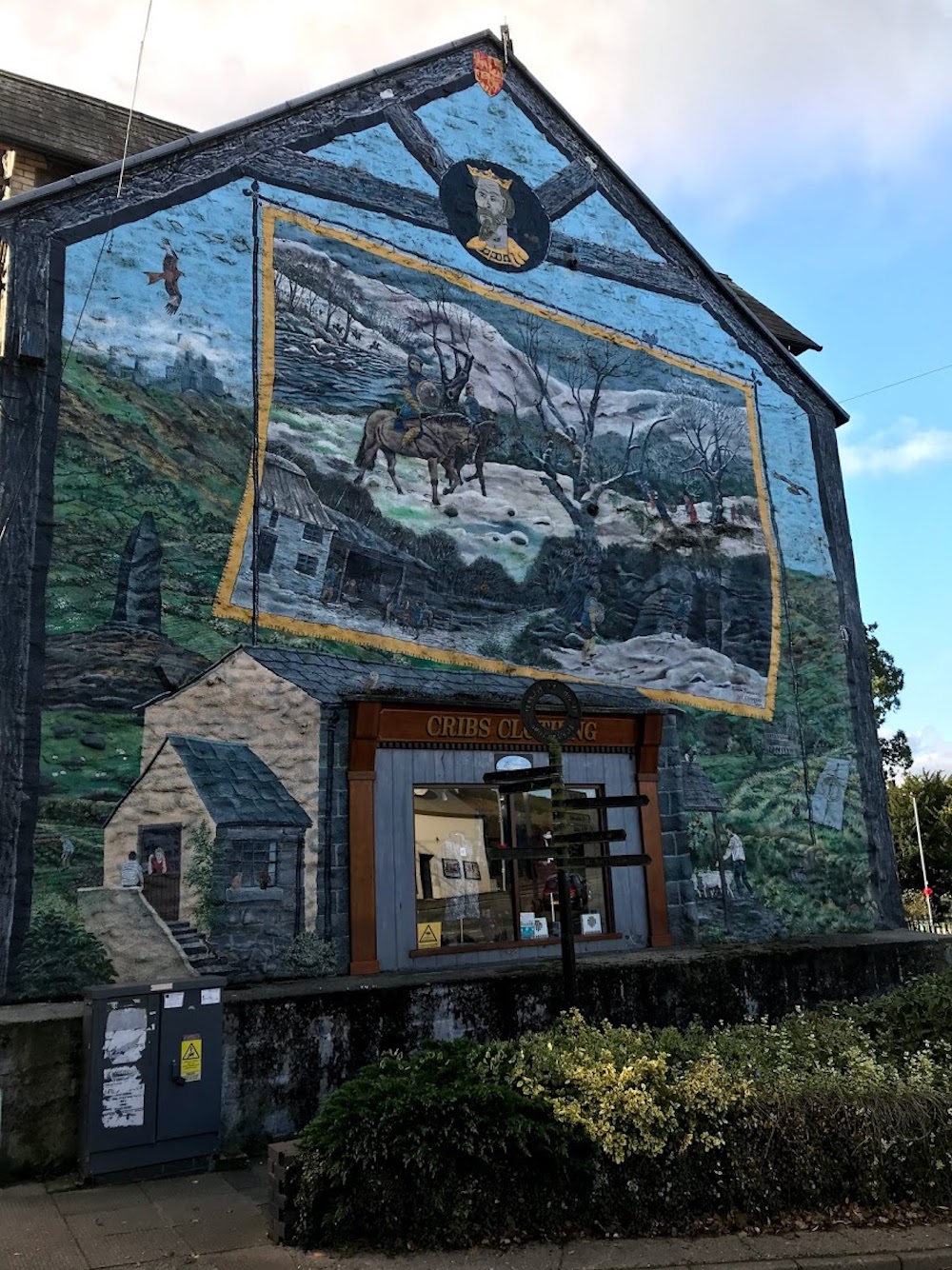 Llywelyn Mural Bullith Wells