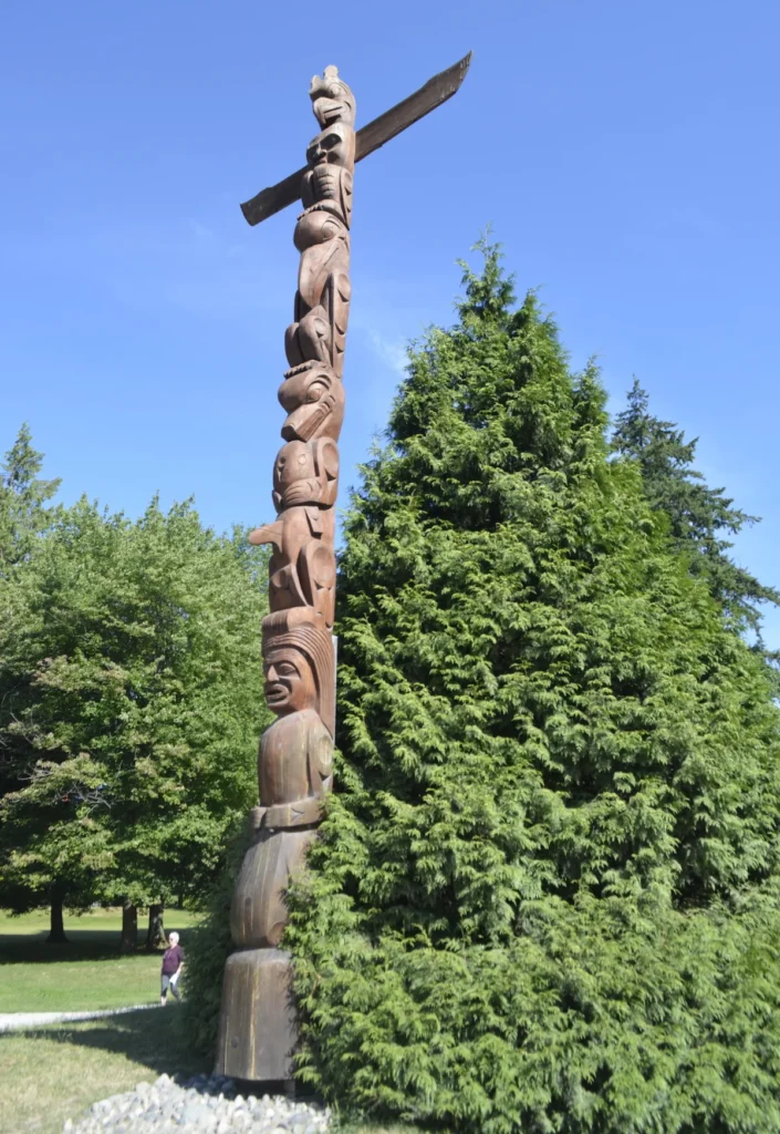 Totem Pole in Stanley Park Vancouver