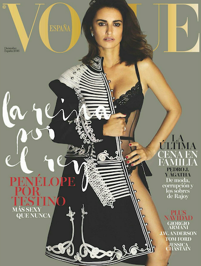 Penelope Cruz Testino Vogue Spain cover