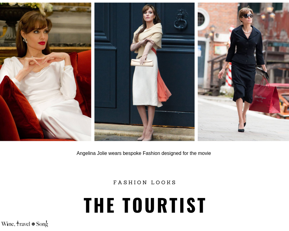 Angelina Jolie Fashion outfits from the Tourist