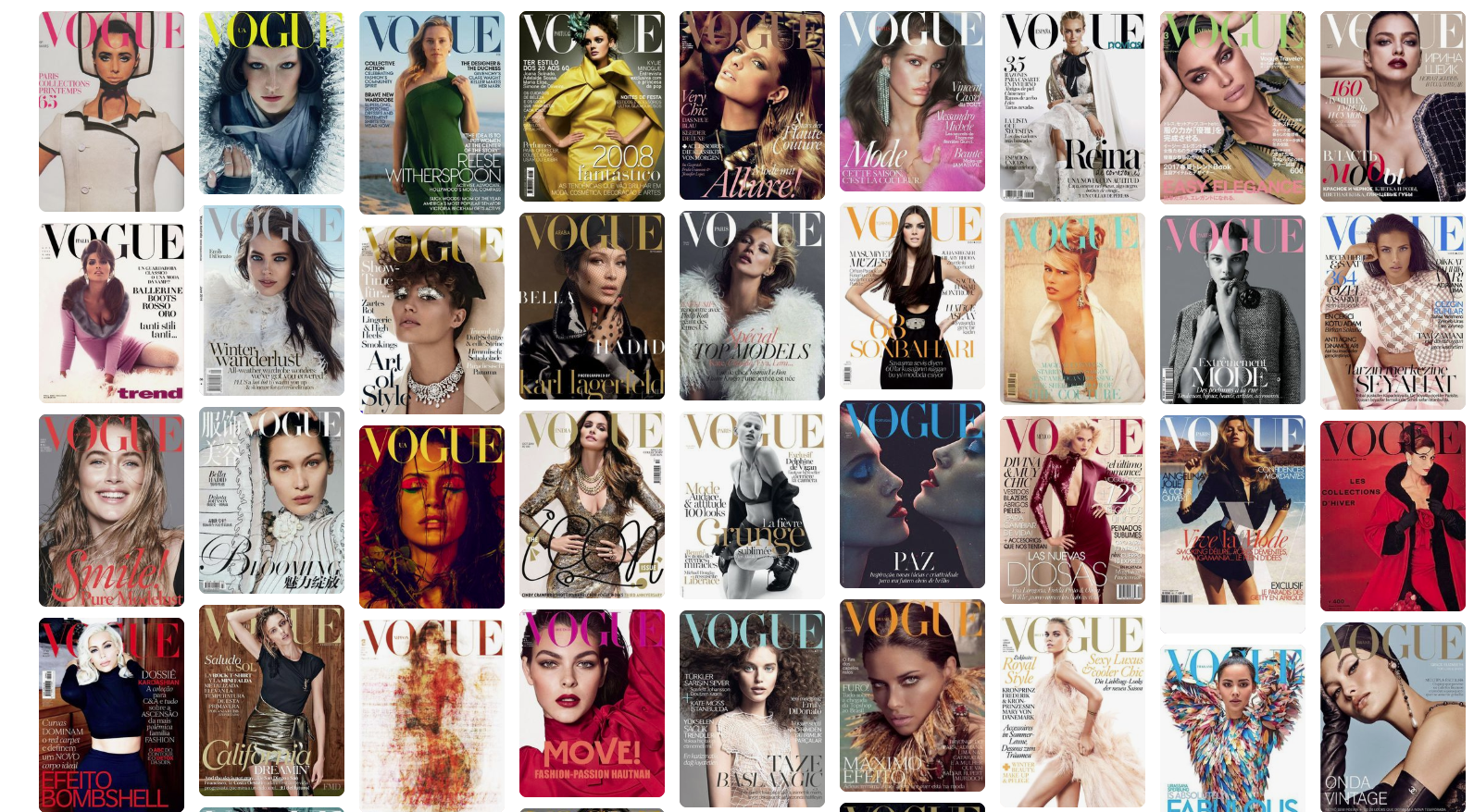 Vogue Covers Gallery