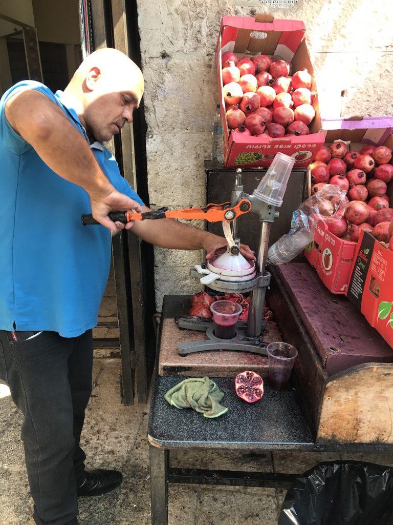 Mahane Yehuda Market Pomegranate Juice