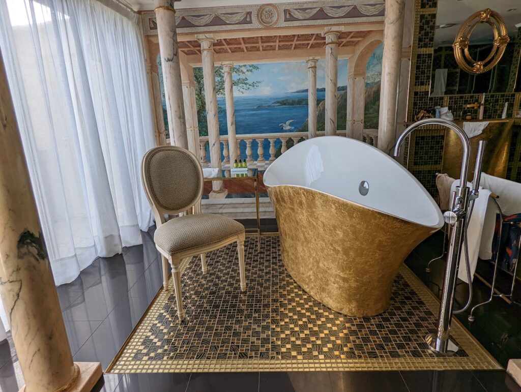 Chevre Dor Gold Bathroom