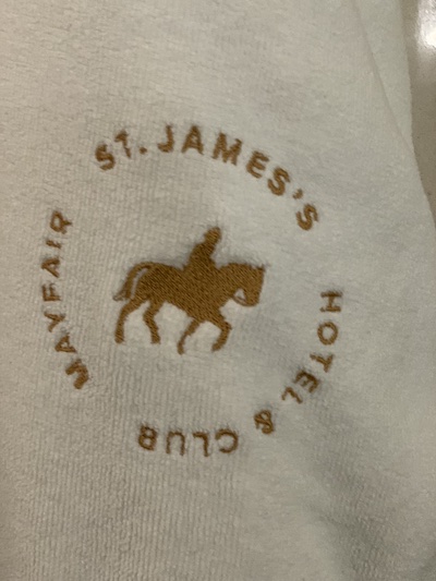 St James Hotel Fluffy Robe