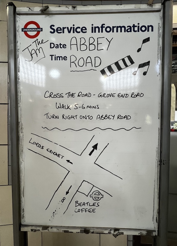 Abbey Road Directions