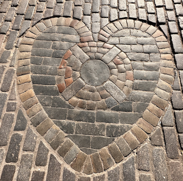 Heart-of-Midlothian Cobble Mosaic
