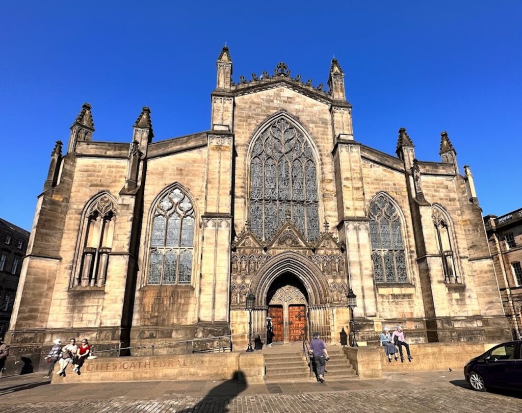 St Giles Cathedral Edinburgh Blue Skies June 2023