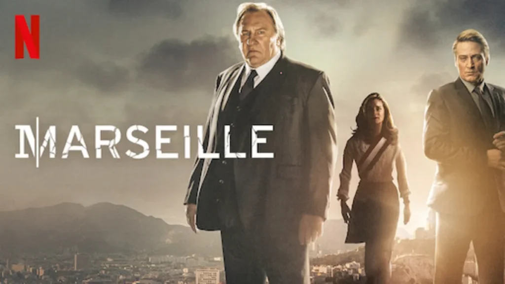 The Marseilles Poster from Netflix featuring Gerard Depardieu