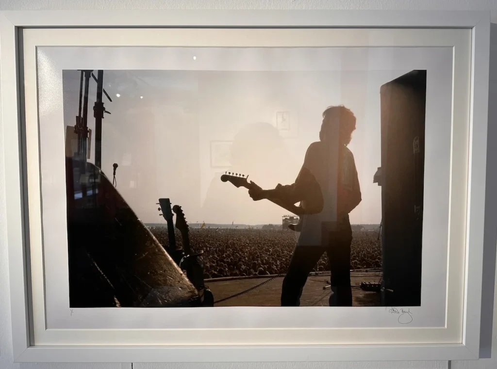 Eric Clapton Shot by Pattie Boyd at Blackbushe Aerodrome