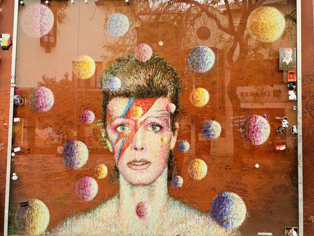 David Bowie Mural a London Music Landmark in Brixton