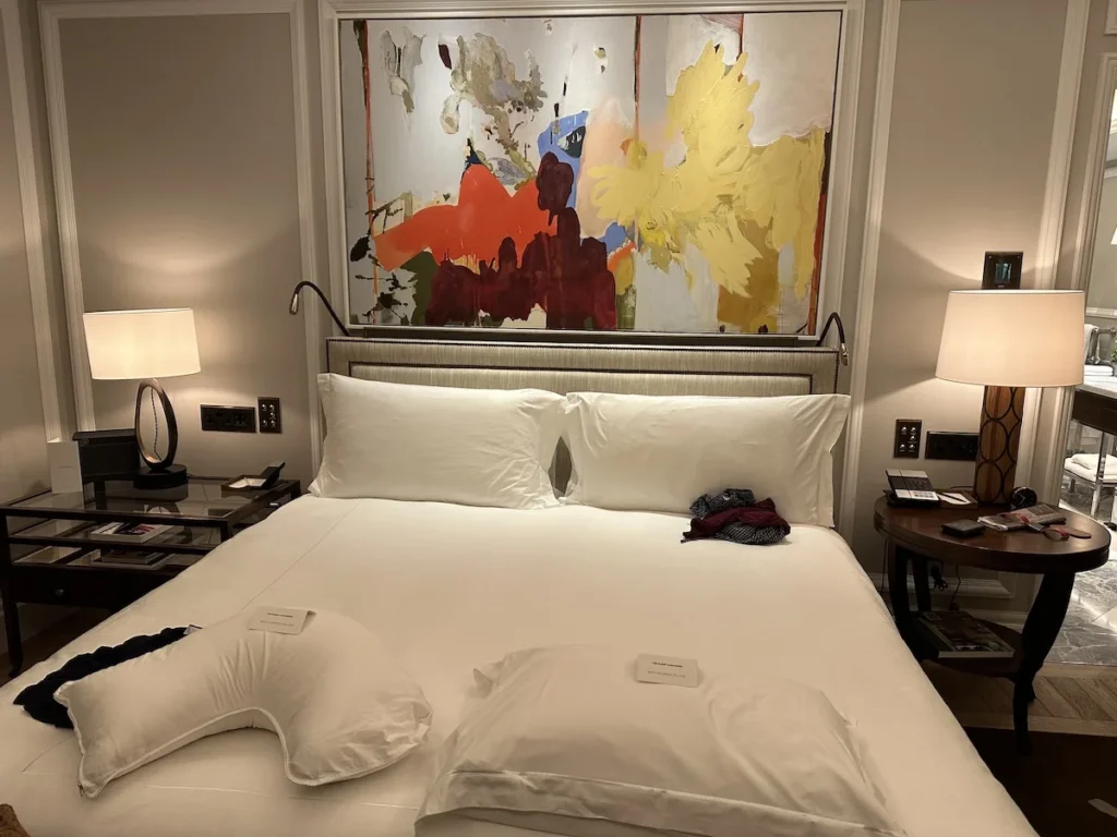 Cadogan Hotel Bedroom with Sleep Concierge Pillow