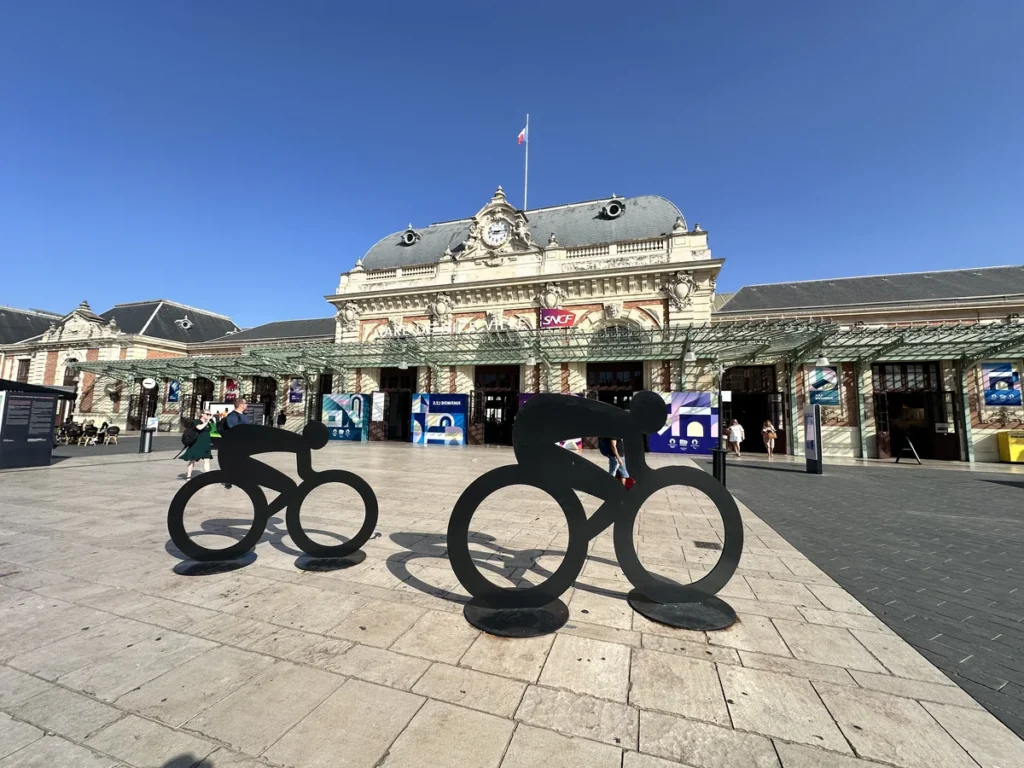 Tour de France Bicycles at Nice Ville railway station 