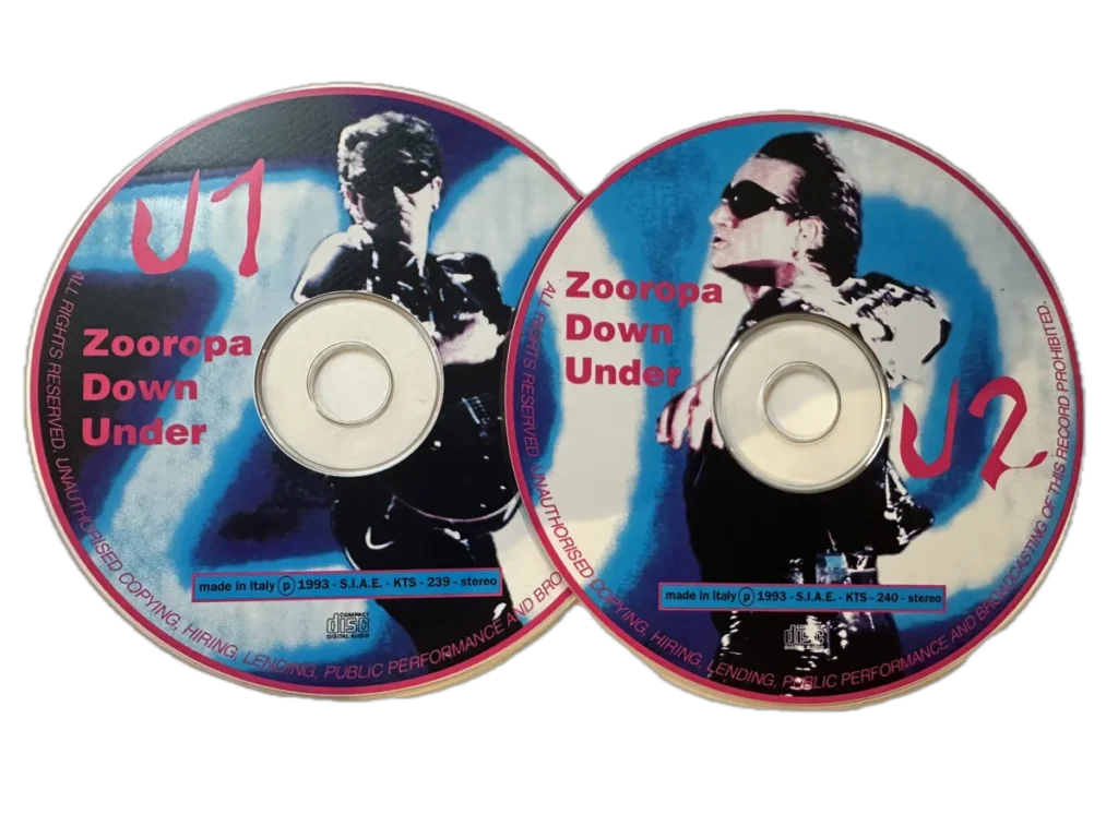 U2 Zoo TV Bootleg 2 CDs