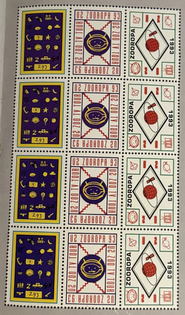 Zoo TV Stamps