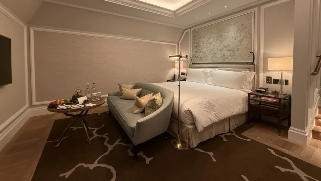 A Junior Suite at London's Cadogan Hotel, our favourite luxury hotel of 2024