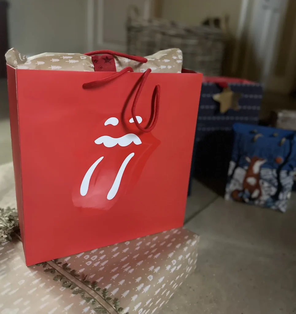 Rolling Stones Christmas Gifts under the tree