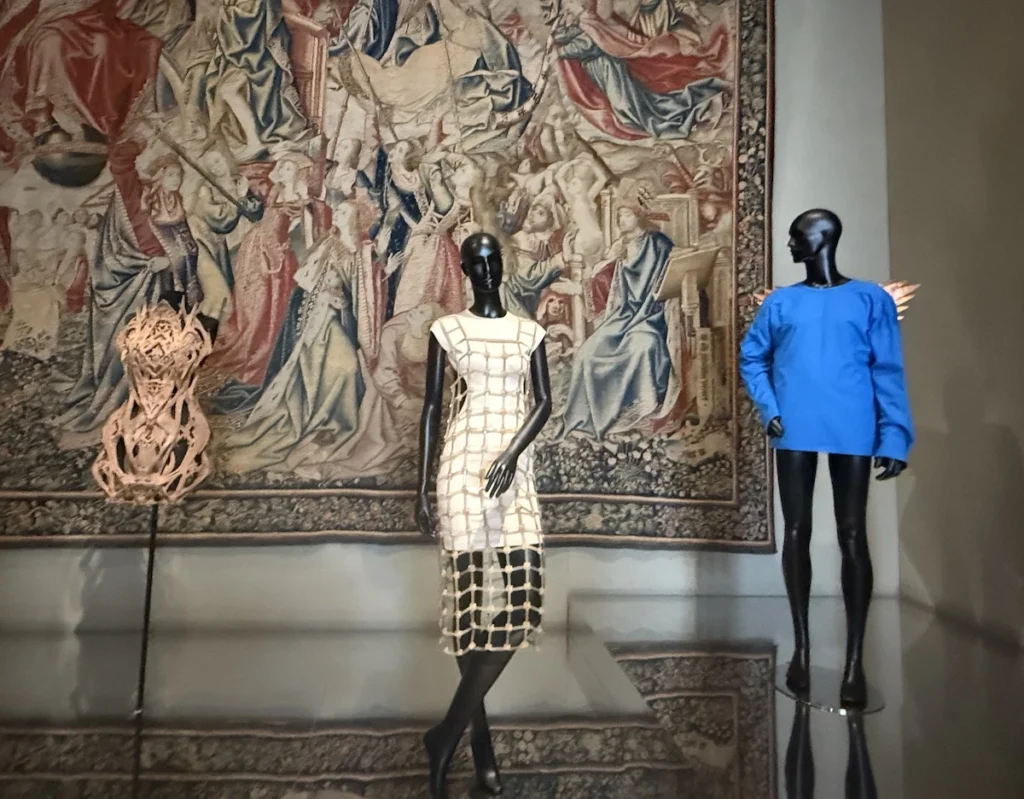 Three dresses at Louvre Couture the perfect focus for a Fashionable Long Weekend in Paris